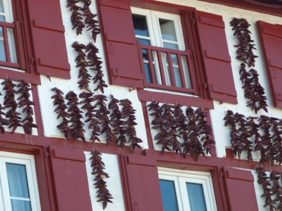 Façade à Espelette